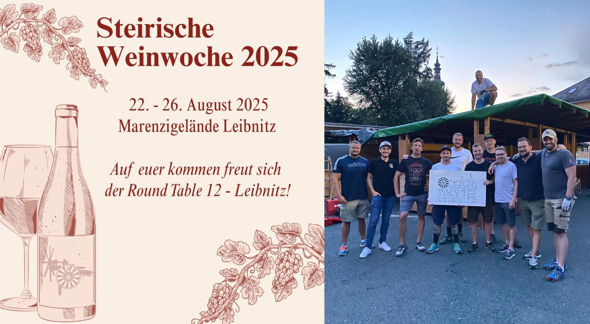 Weinwoche Round Table 2025 Die Mitglieder des RT12 bei der Jahreshauptversammlung 2022